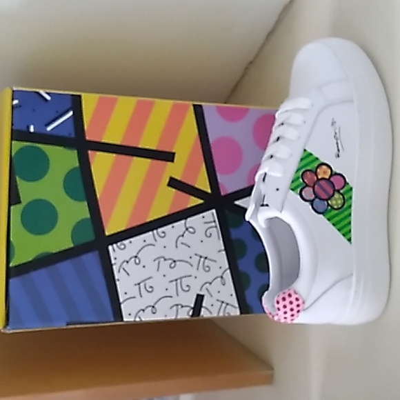 Britto Shoes - NWOT Brand New Leather Britto Sneakers